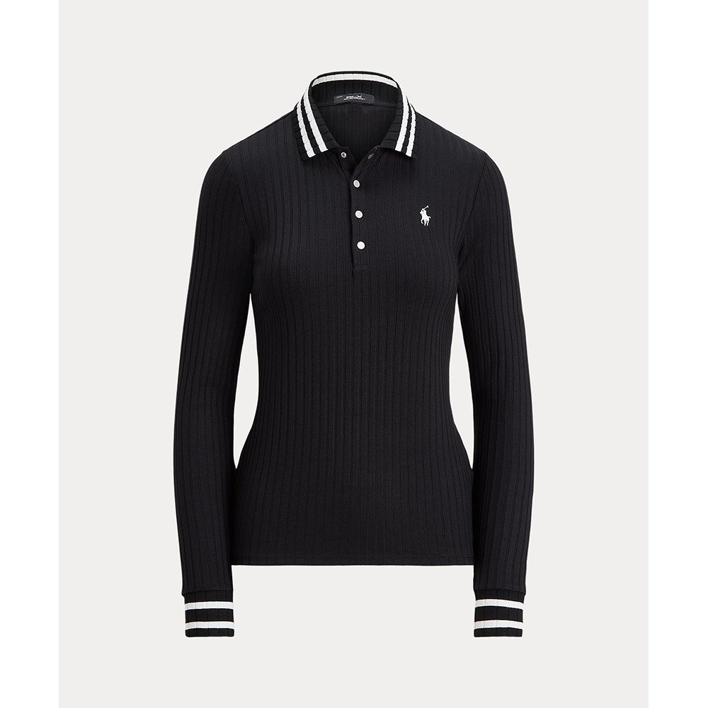 Polo Ralph Lauren 黒ブラック長袖ポロシャツ POLO RALPH LAUREN（ポロ・ラルフローレン） ポロシャツ ポロ ライト