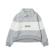 ゴルフウェア 保温 ハーフジップ 長袖ポロシャツ パネル 15129380 15129381