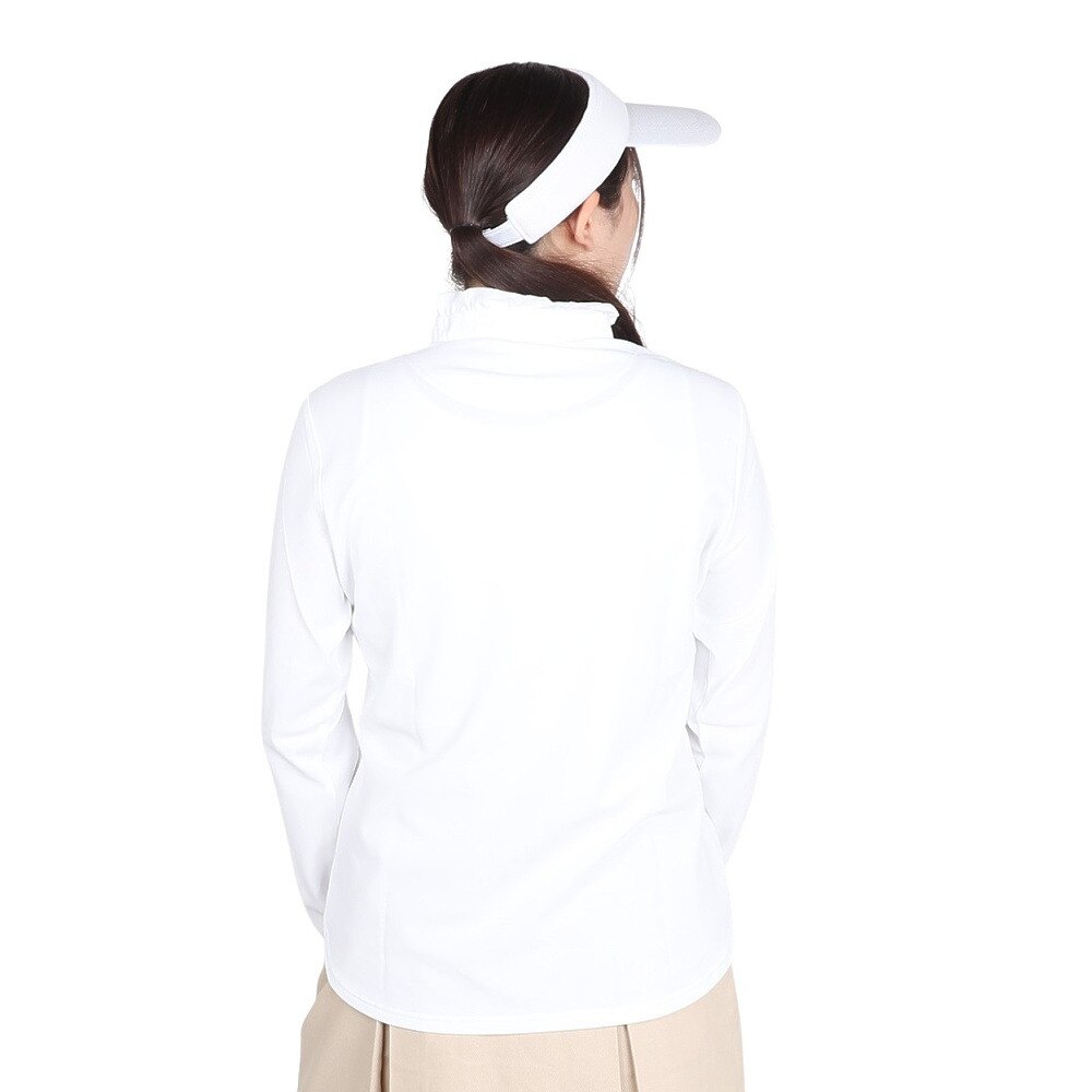 キャロウェイ（CALLAWAY）（レディース）ゴルフウェア 長袖フリル スタンドカラーシャツ C24233202-1030