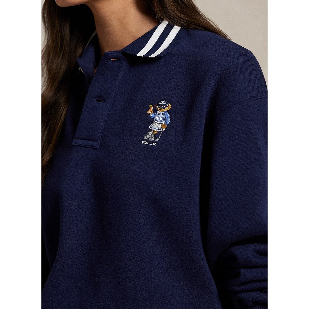 ラルフ ローレン（RALPH LAUREN）（レディース）ゴルフウェア Polo ベア フリース ロングスリーブ ポロシャツ WMXGKNINB920283410