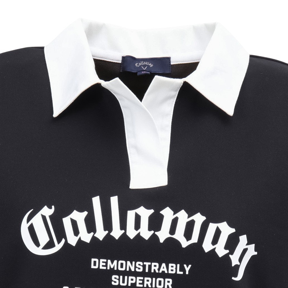 キャロウェイ（CALLAWAY）（レディース）ゴルフウェア 半袖スウェットシャツ C25217201-1010