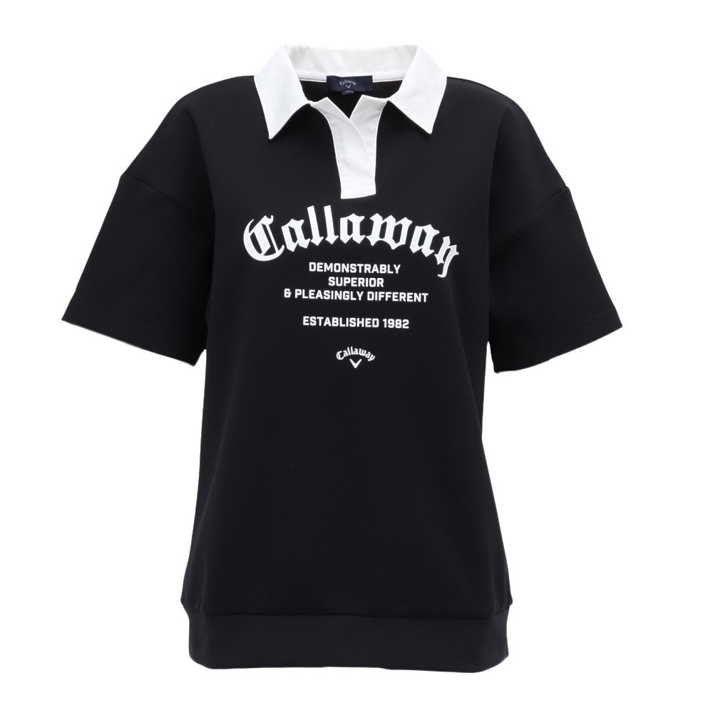 キャロウェイ（CALLAWAY）（レディース）ゴルフウェア 半袖スウェットシャツ C25217201-1010