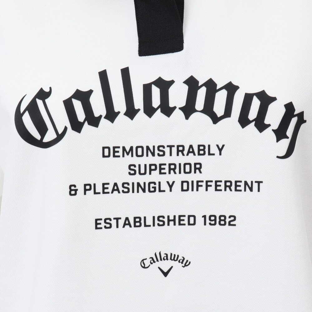 キャロウェイ（CALLAWAY）（レディース）ゴルフウェア 半袖スウェットシャツ C25217201-1030