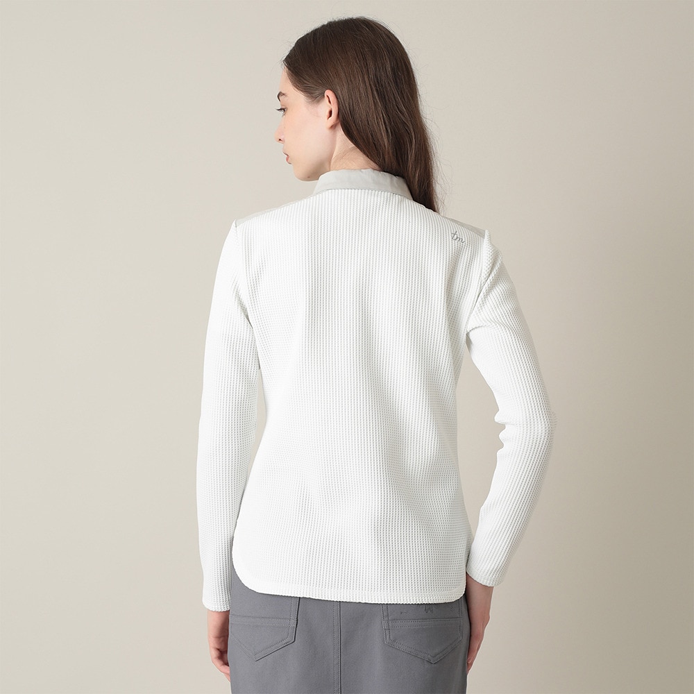 トラヴィスマシュー（Travis Mathew）（レディース）ゴルフウェア ロングスリーブ サーマル ポロ 7AM506-1WHT