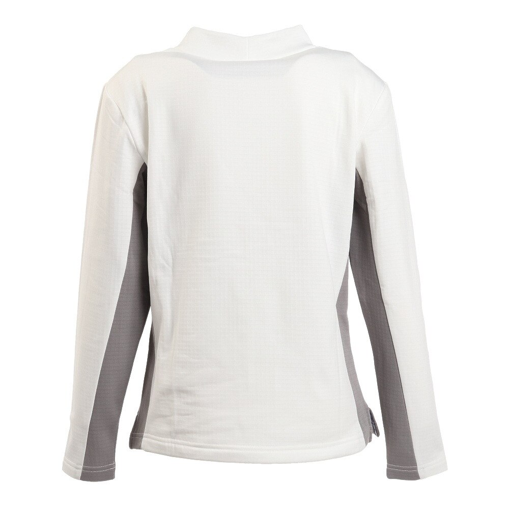 フィドラ｜フィドラ（FIDRA）（レディース）ゴルフウェア ストレッチ 保温 フリース Gfleece H neck PO 長袖シャツ  FD5LUG13 WHT ゴルフ用品はヴィクトリアゴルフ