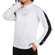 フィドラ（FIDRA）（レディース）ゴルフウェア ハイネックロングTシャツ FD5MUG23 WHT