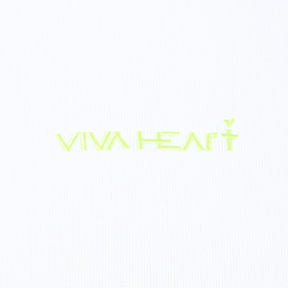 ビバハート（VIVA HEART）（レディース）ゴルフウェア プロ着用 UVカット 透け防止 ストレッチ 軽量 ライトウェイト長袖モックネック 012-27911-005