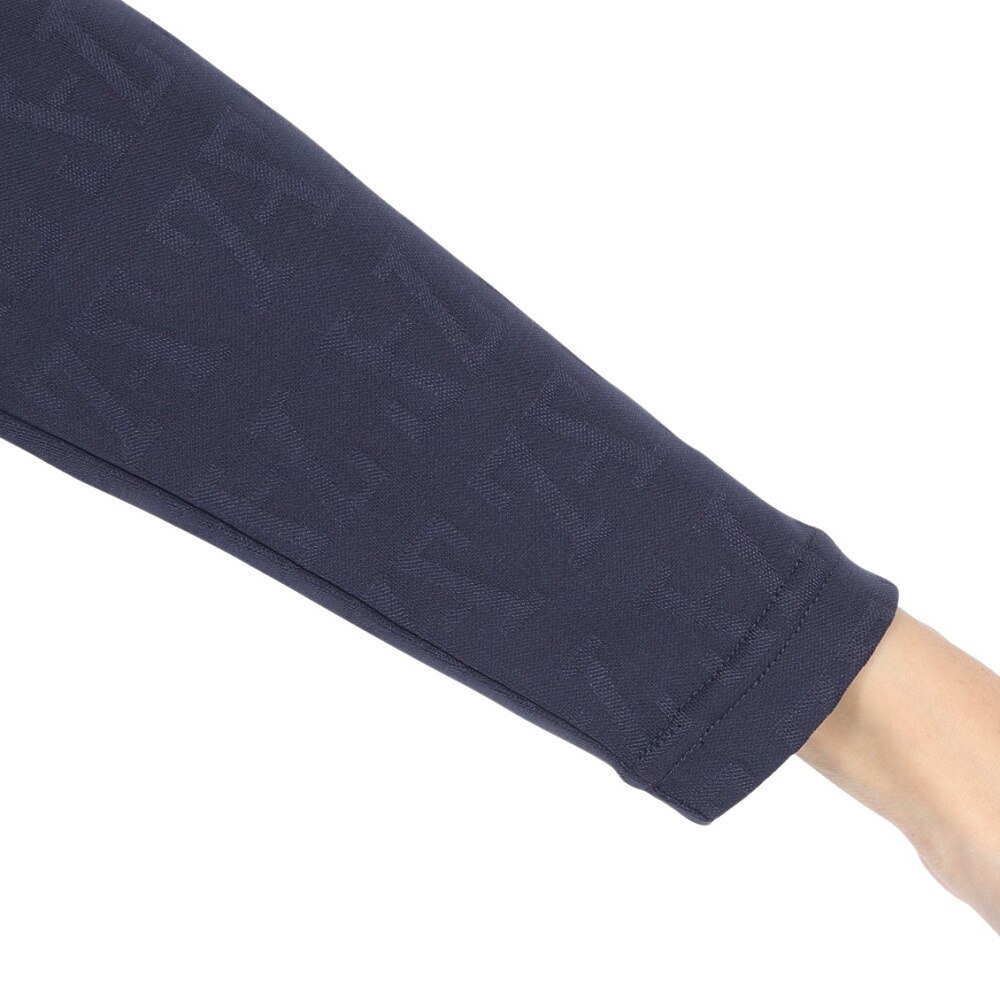 トミーアーマー（Tommy Armour）（レディース）ゴルフウェア 吸汗速乾 UV ジャガード 長袖モックネック TANB22F070012 NVY