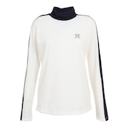トミーアーマー（Tommy Armour）（レディース）ゴルフウェア 長袖 吸汗速乾 モックネックニット TAXI22F070035 WHT