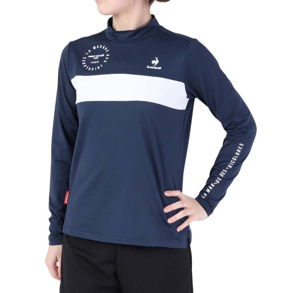 le coq sportif ルコックスポルティフゴルフウエア　長袖モックネック