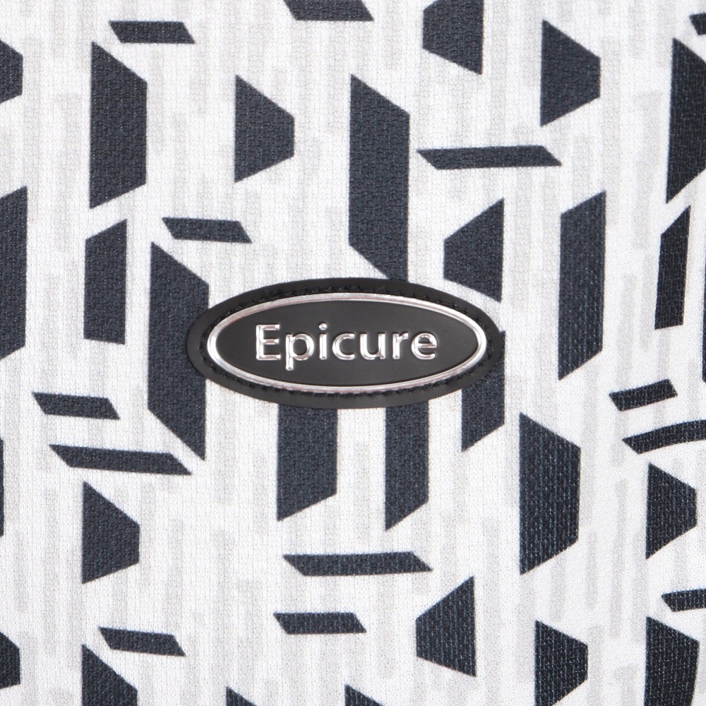 エピキュール（epicure）（レディース）ゴルフウェア 吸水速乾 抗菌防臭 重ね着風 長袖ジップシャツ 155-28410-019