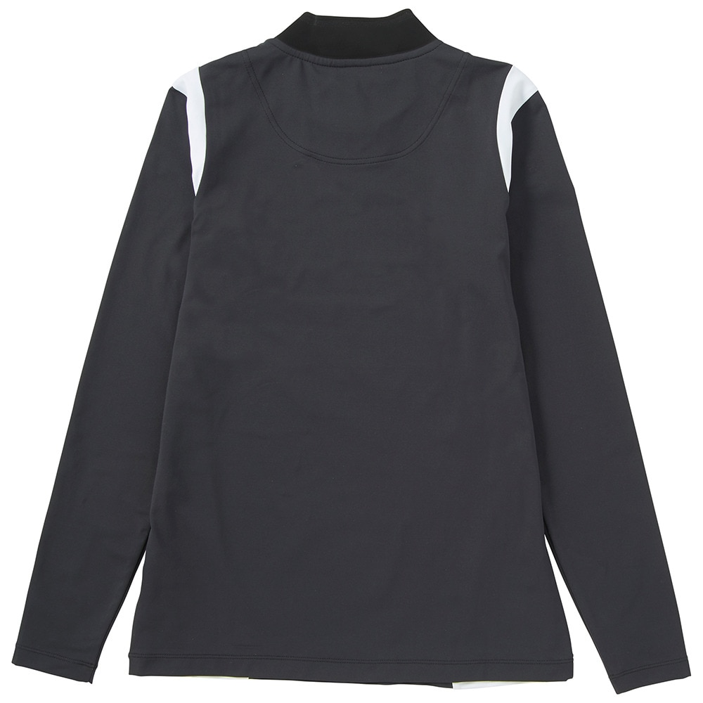 ルコックスポルティフ（lecoqsportif）（レディース）ゴルフウェア ロゴハイネック長袖シャツ QGWUJB11 BK00