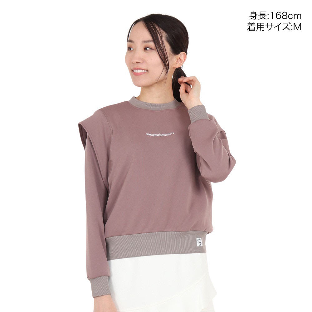 ROSASEN（レディース）ゴルフウェア トップス A-Line ミラウェーブ ダンボールニットプルオーバー 048-29912-042