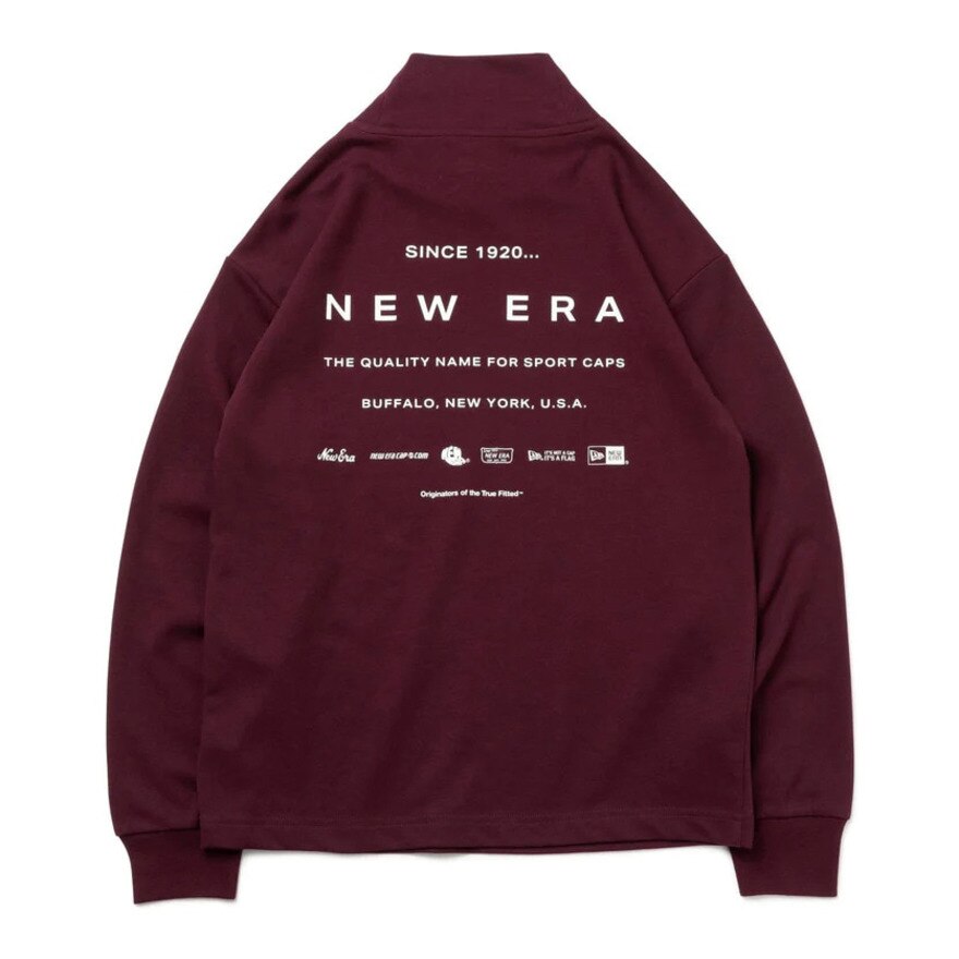ニューエラ（NEW ERA）（レディース）ゴルフウェア 長袖 ハイカラー パフォーマンス Tシャツ フラッグロゴ 13762664