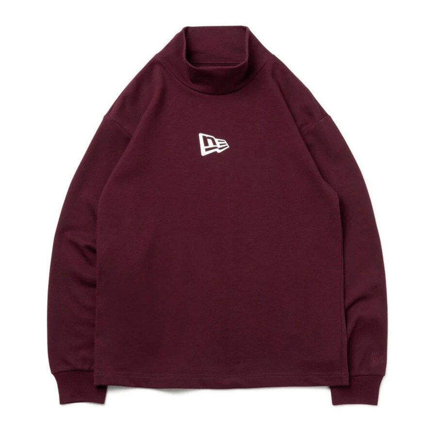 ニューエラ（NEW ERA）（レディース）ゴルフウェア 長袖 ハイカラー パフォーマンス Tシャツ フラッグロゴ 13762664