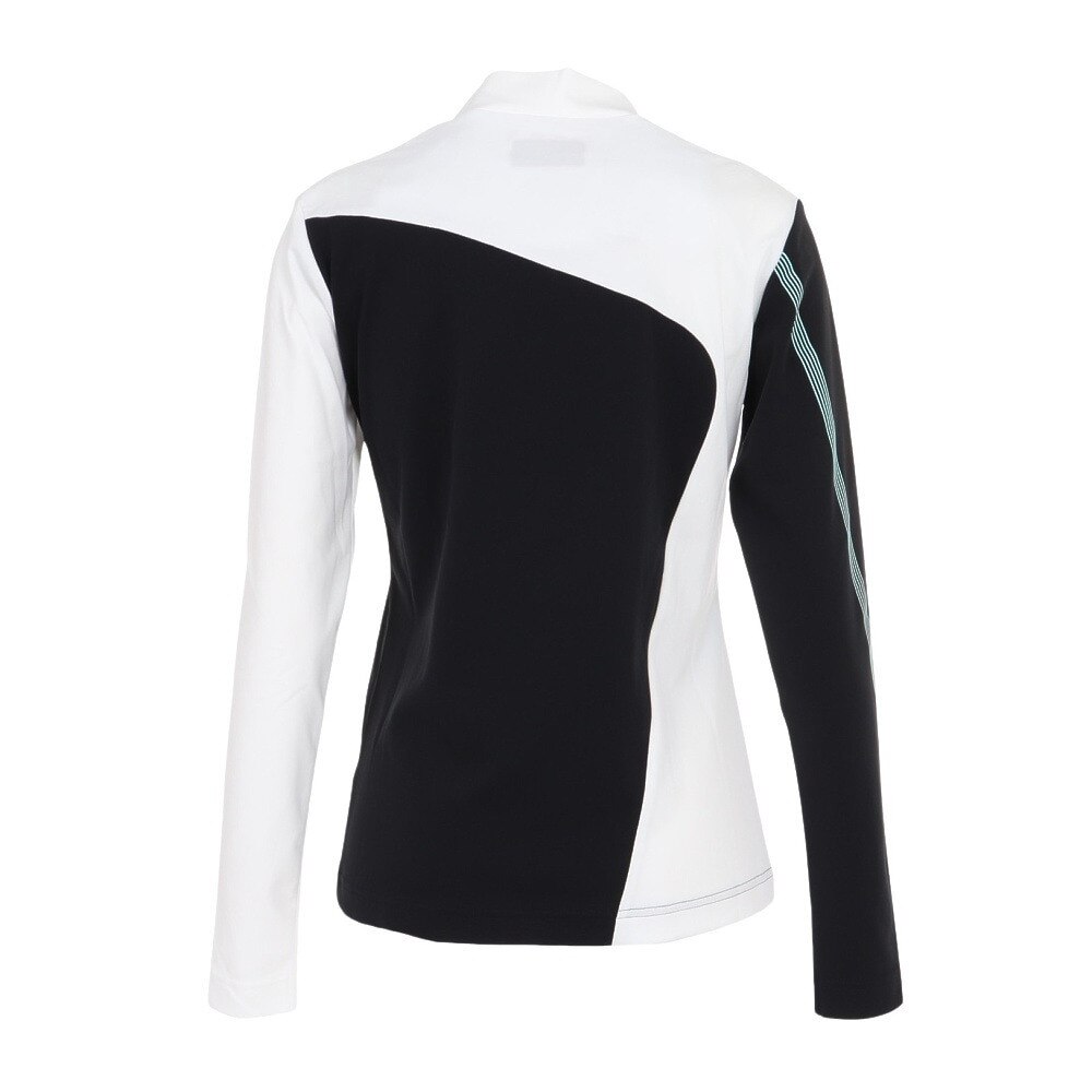 ニューバランス（new balance）（レディース）ゴルフウェア 長袖 モックネック プルオーバー 012-3267502-010