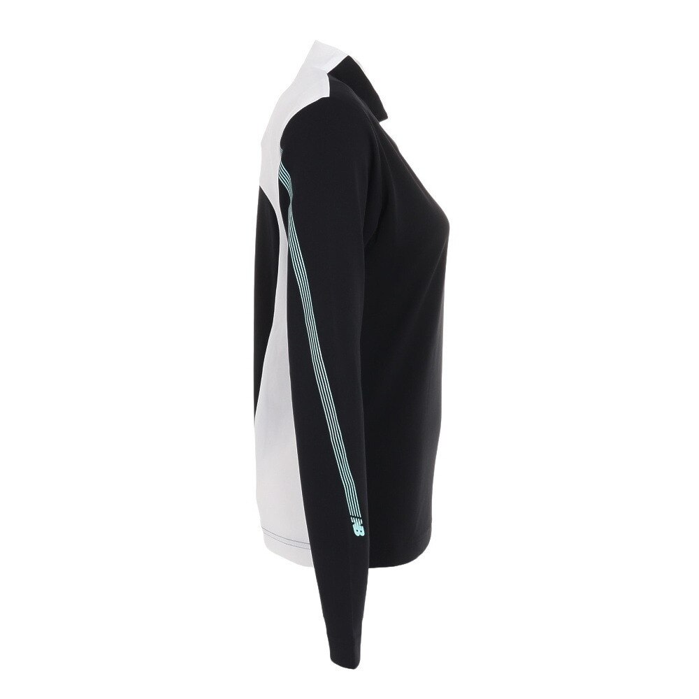 ニューバランス（new balance）（レディース）ゴルフウェア 長袖 モックネック プルオーバー 012-3267502-010