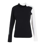 ニューバランス（new balance）（レディース）ゴルフウェア 長袖 モックネック プルオーバー 012-3267502-010