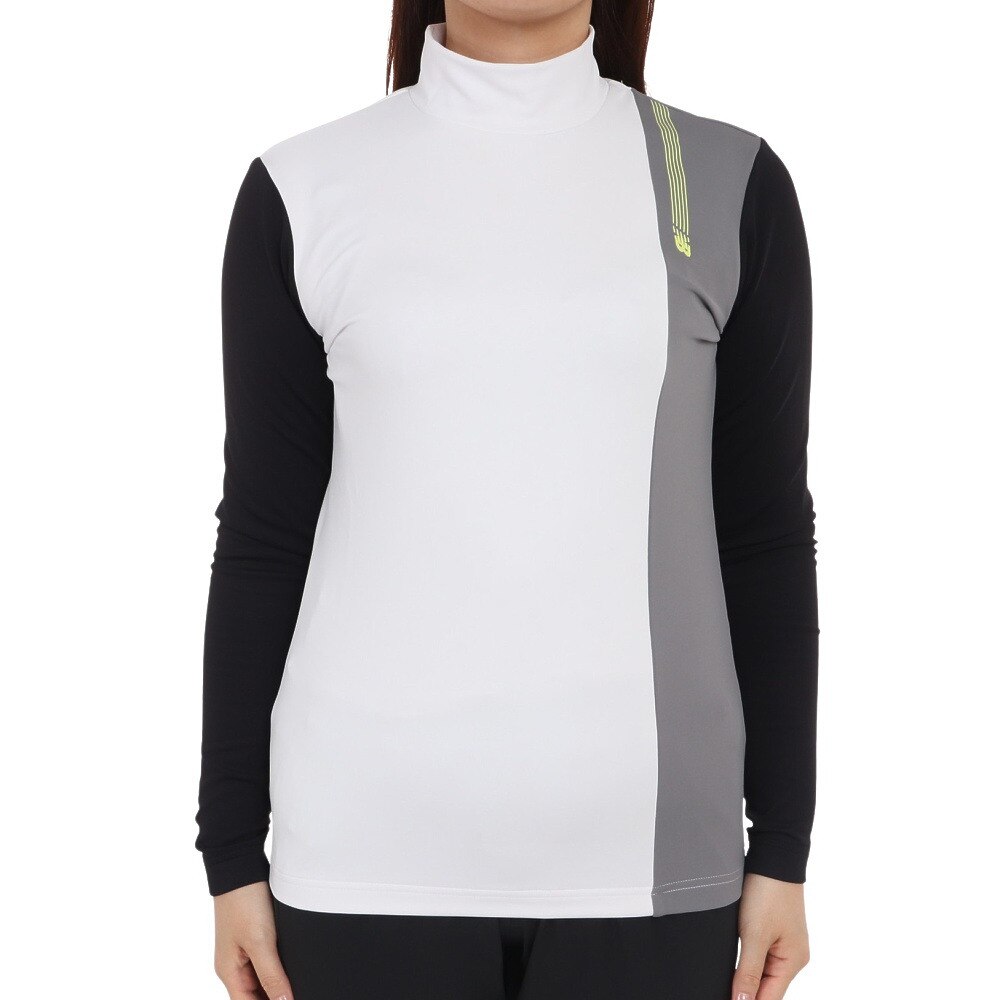 ニューバランス（new balance）（レディース）ゴルフウェア モックネック プルオーバー 長袖シャツ 012-3267504-030