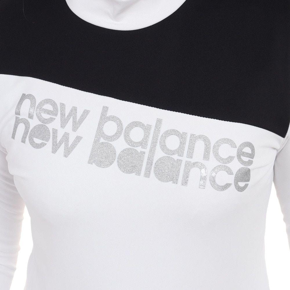 ニューバランス（new balance）（レディース）ゴルフウェア モックネック プルオーバー 長袖シャツ 012-3267511-030