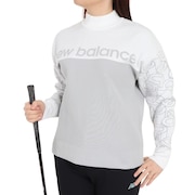 ニューバランス（new balance）（レディース）ゴルフウェア スタンディングロゴ モックネック ニット プルオーバー 012-3270502-030