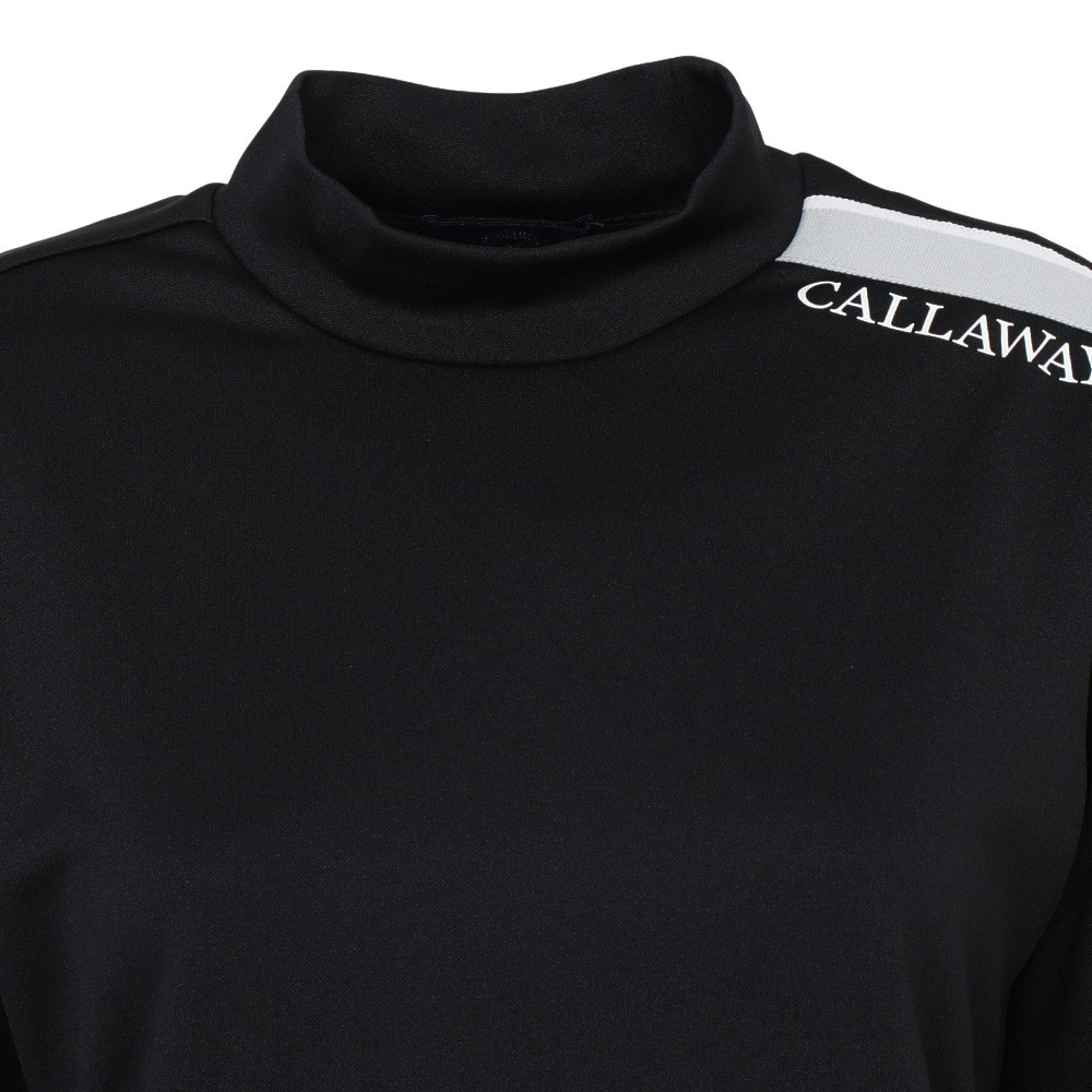 キャロウェイ（CALLAWAY）（レディース）ゴルフウェア 吸汗速乾 抗菌 長袖 モックネックシャツ C23233200-1010