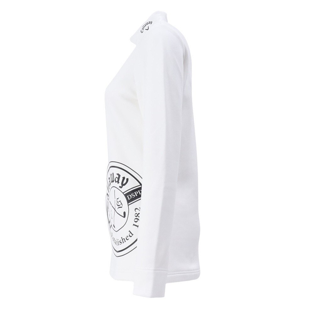 キャロウェイ（CALLAWAY）（レディース）ゴルフウェア 軽量 保温 長袖 モックネックシャツ C23233206-1030