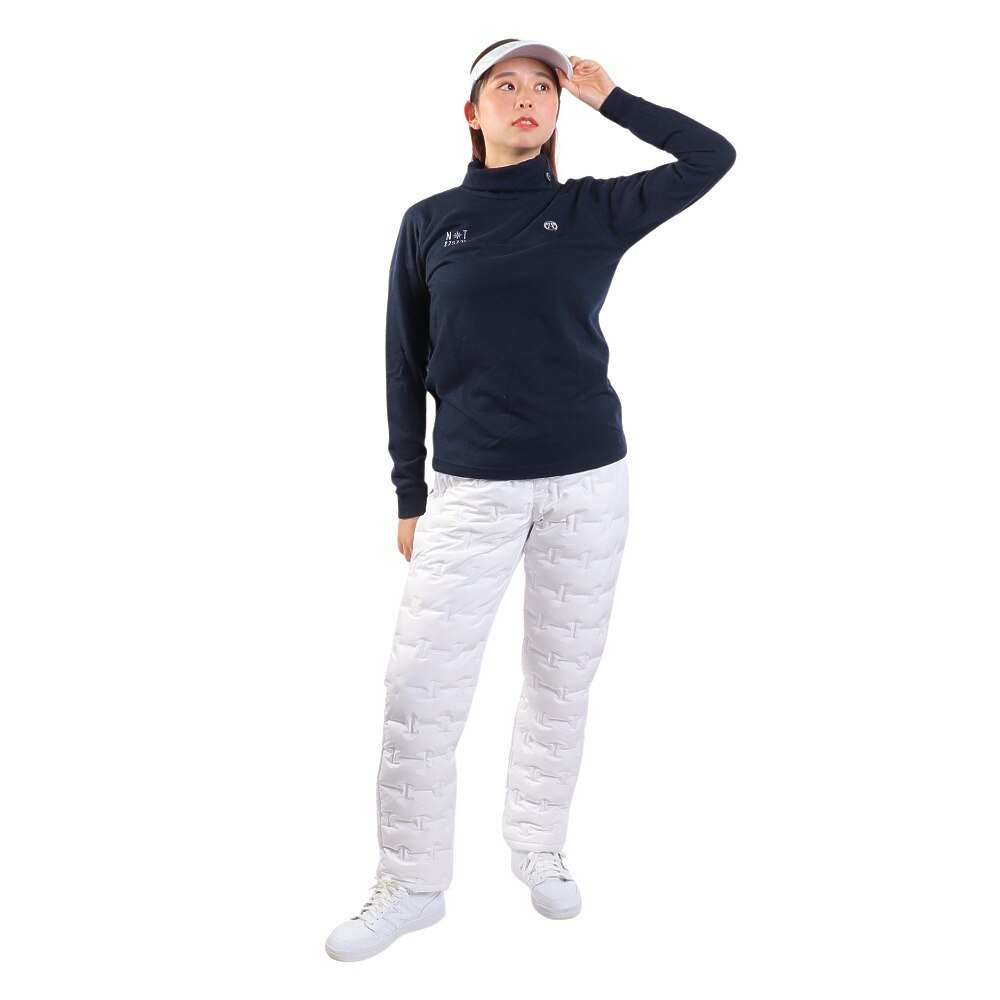 トミーアーマー（Tommy Armour）（レディース）ゴルフウェア 長袖ハイネック EVO-WOOL BTN MN TAES23F070015 NVY