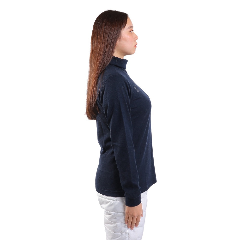 トミーアーマー（Tommy Armour）（レディース）ゴルフウェア 長袖ハイネック EVO-WOOL BTN MN TAES23F070015 NVY