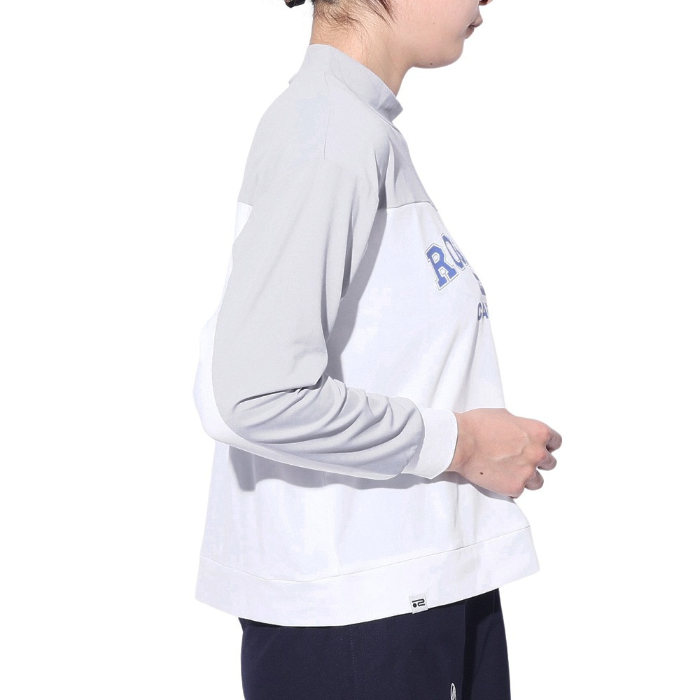 ROSASEN（レディース）ゴルフウェア 吸水速乾 A-Line 冷感UV 長袖Tシャツ 048-21311-012