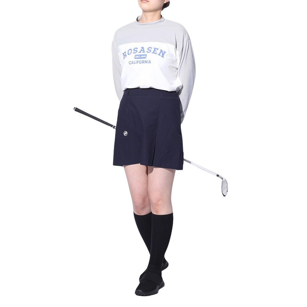 ROSASEN（レディース）ゴルフウェア A-Line 冷感UV 長袖Tシャツ 048-21311-012