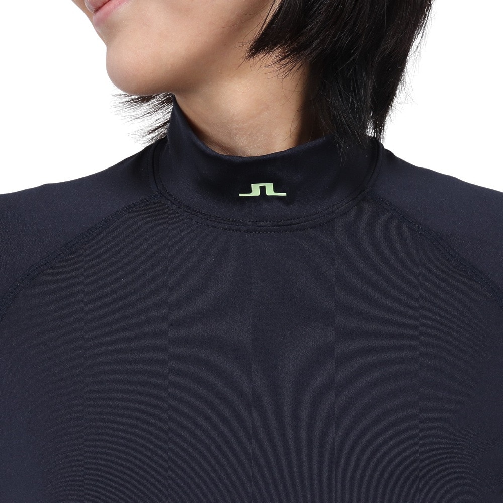 J.LINDEBERG（レディース）ゴルフウェア 吸水速乾 Asa Soft Compression 長袖ハイネック 072-21310-098