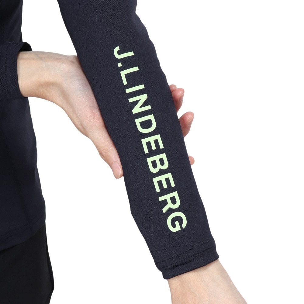 J.LINDEBERG（レディース）ゴルフウェア 吸水速乾 Asa Soft Compression 長袖ハイネック 072-21310-098