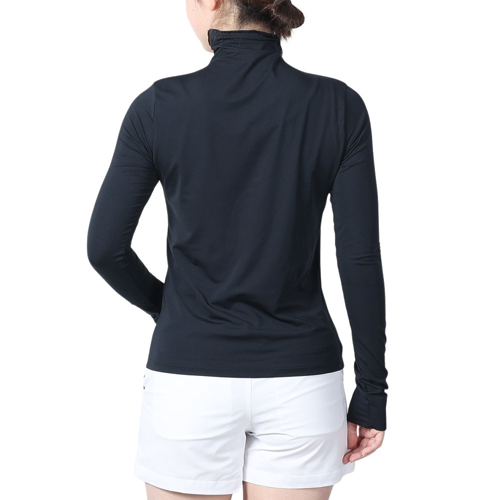 トラヴィスマシュー（Travis Mathew）（レディース）ゴルフウェア 長袖モックネックTシャツ 7AJ507-0BLK