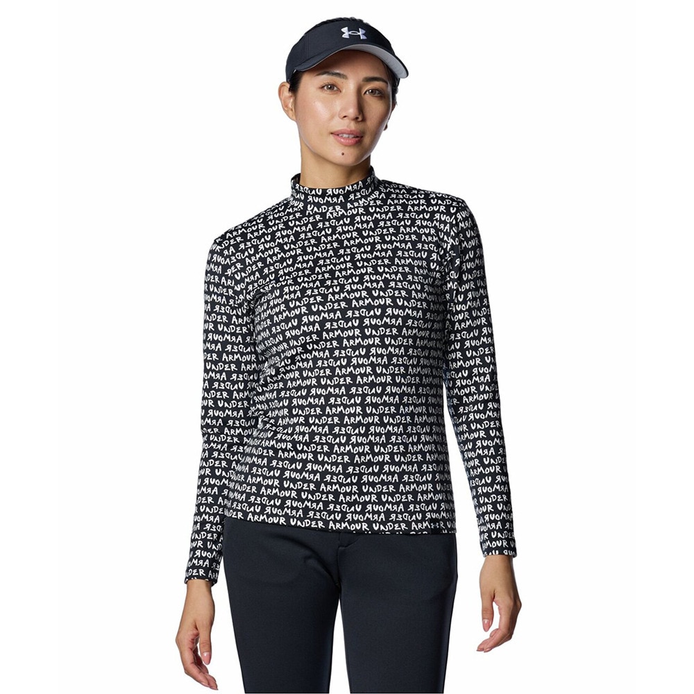 アンダーアーマー（UNDER ARMOUR）（レディース）ゴルフウェア ArmourKnit長袖シャツ 1388328 001