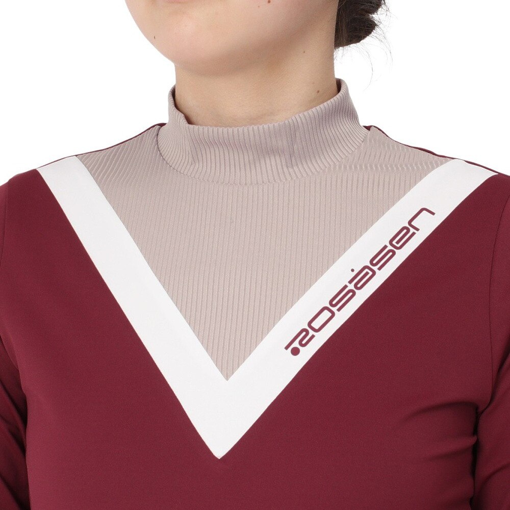 ROSASEN（レディース）ゴルフウェア 速乾 冷感 A-Line UV ロングTシャツ 048-22911-068