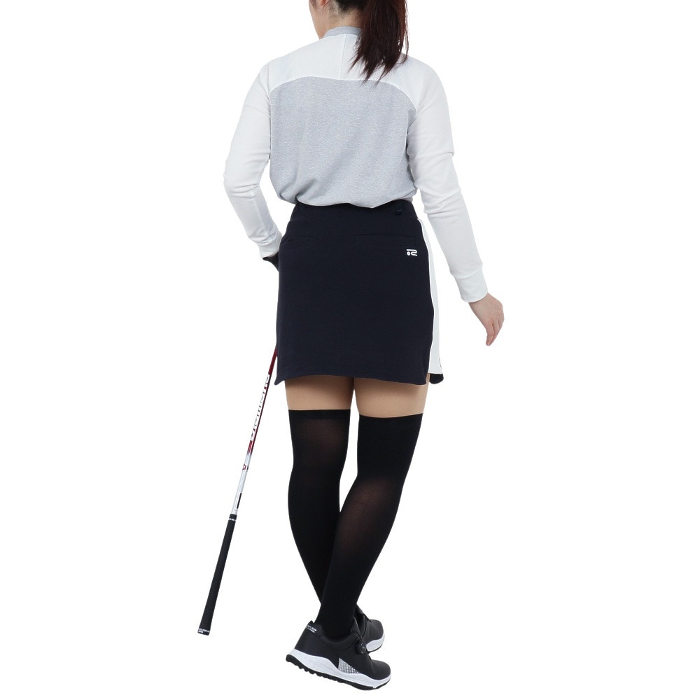 ROSASEN（レディース）ゴルフウェア ストレッチ カノコインレー 長袖シャツ 045-22811-013-24AW