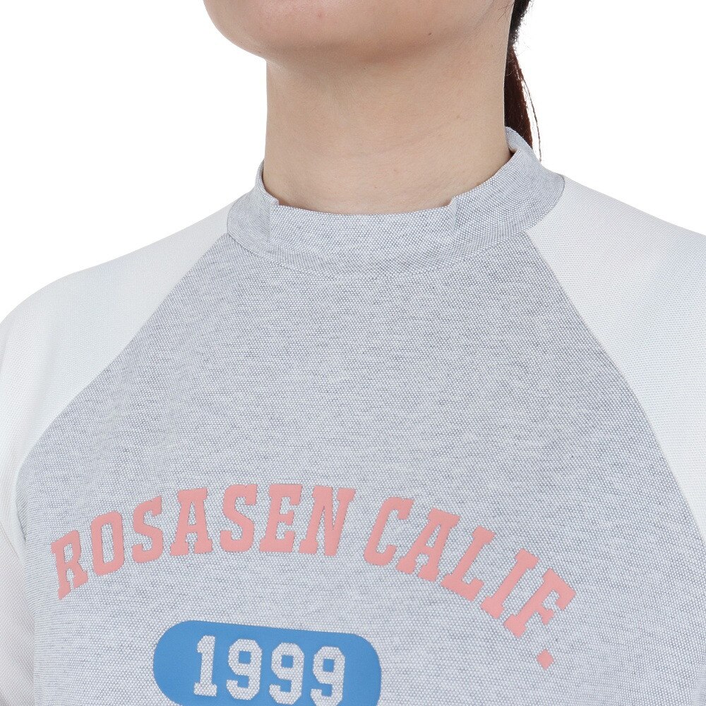 ROSASEN（レディース）ゴルフウェア ストレッチ カノコインレー 長袖シャツ 045-22811-013-24AW