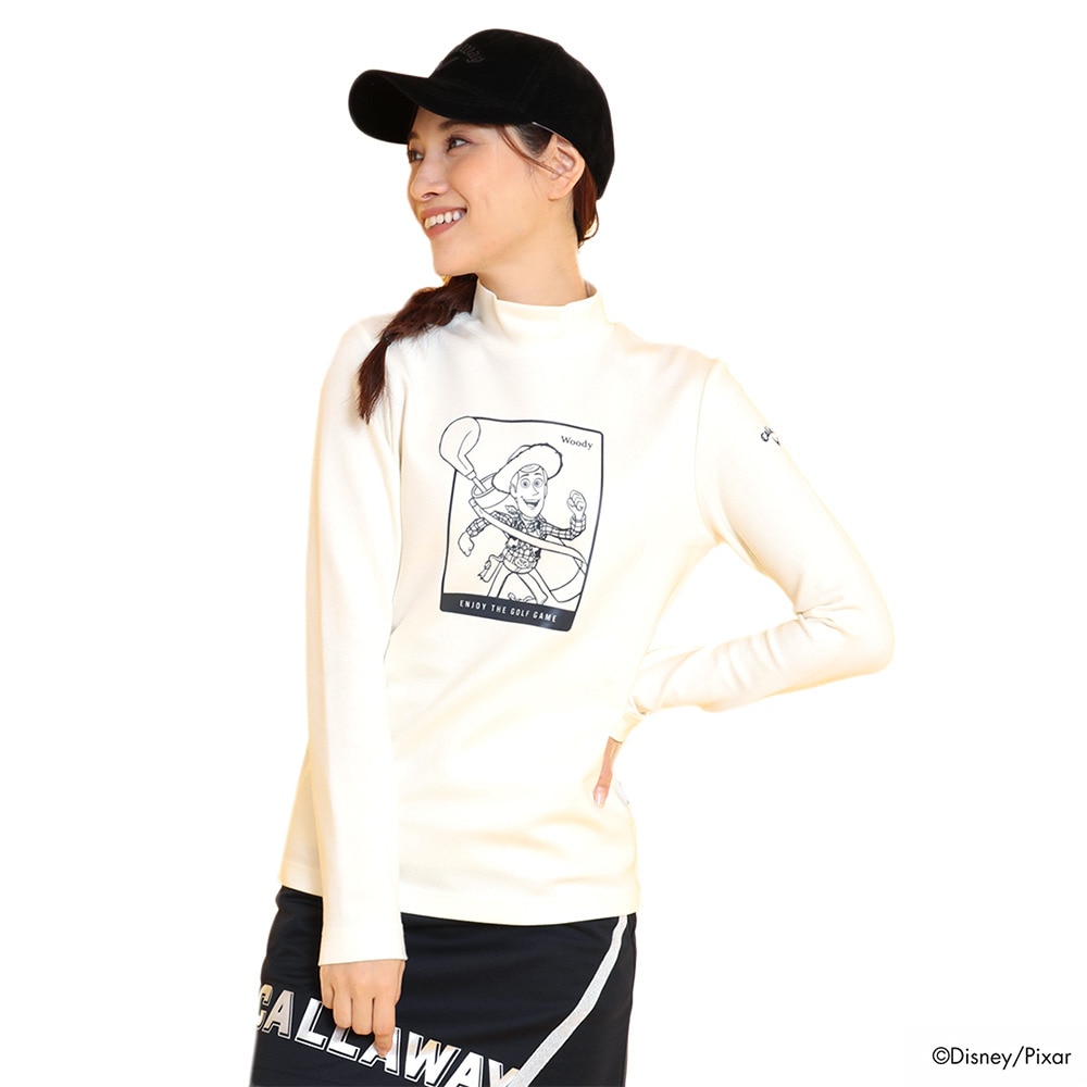 キャロウェイ（CALLAWAY）（レディース）ゴルフウェア Toy Story COLLECTION ポンチモックネックシャツ C24233230-1030