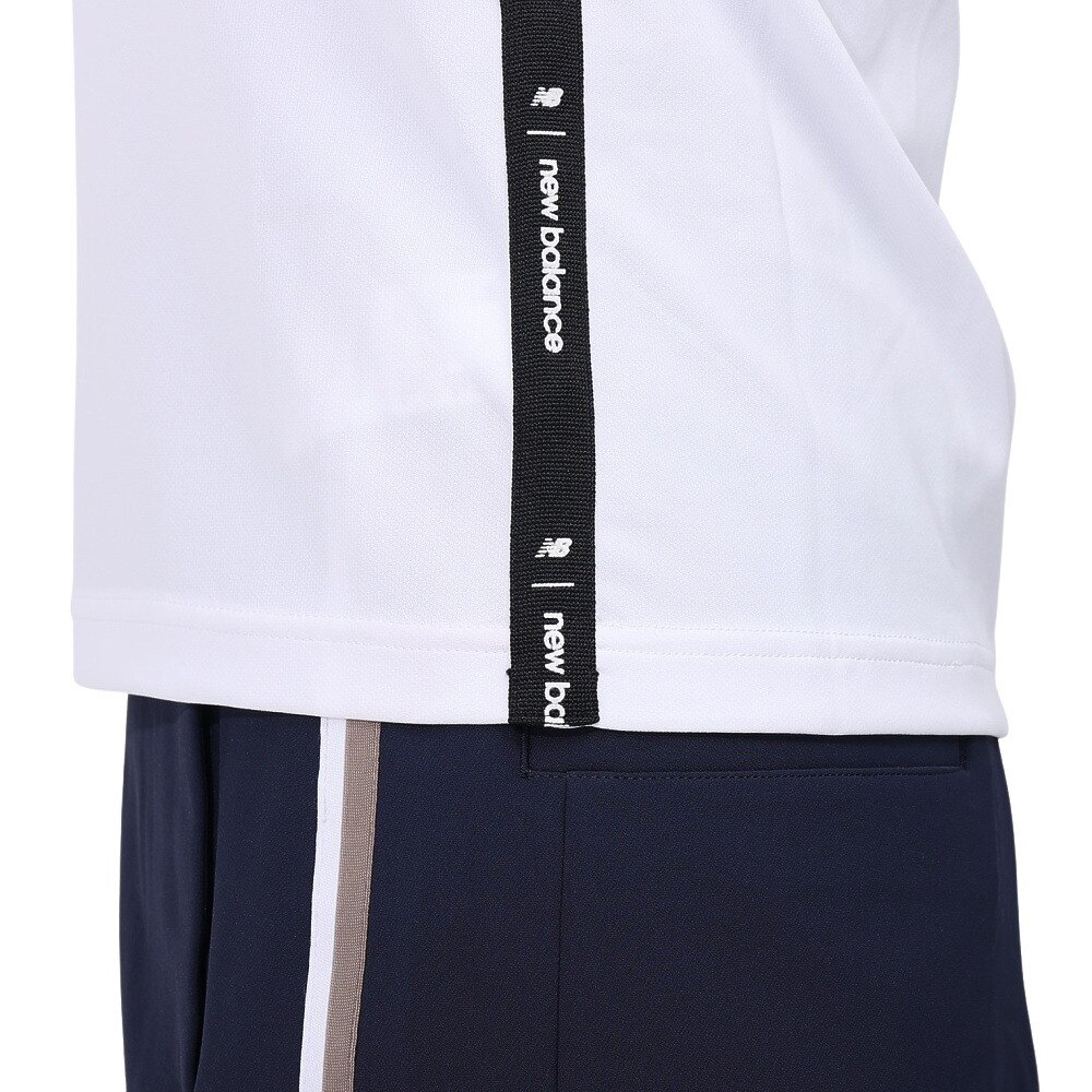ニューバランス（new balance）（レディース）ゴルフウェア 吸汗速乾 ストレッチ UV 長袖モックネック プルオーバー 012-4267502-030