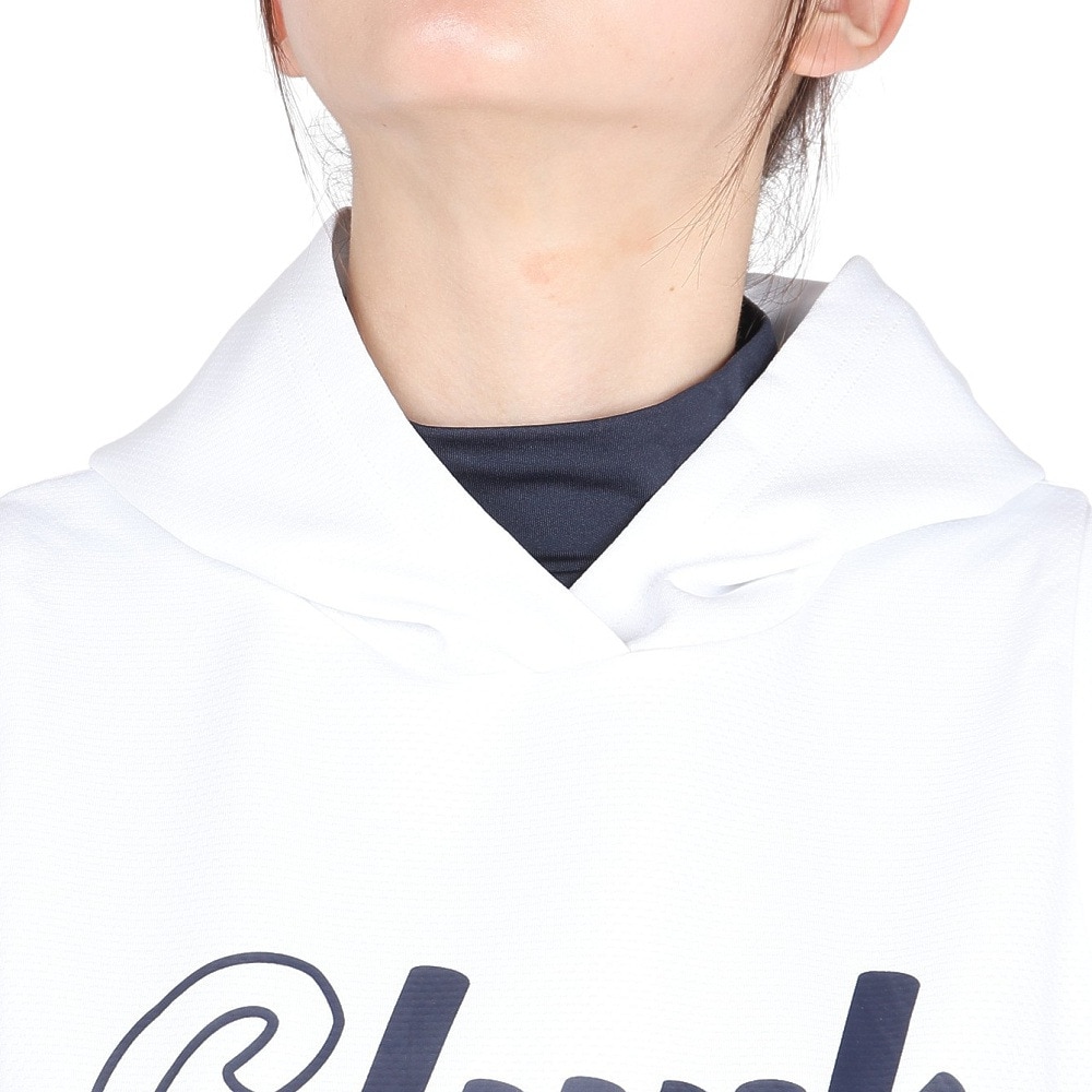 クランク（CLUNK）（レディース）ゴルフウェア パーカー 長袖モックネック カットベスト セット CL5SUG01 WHT