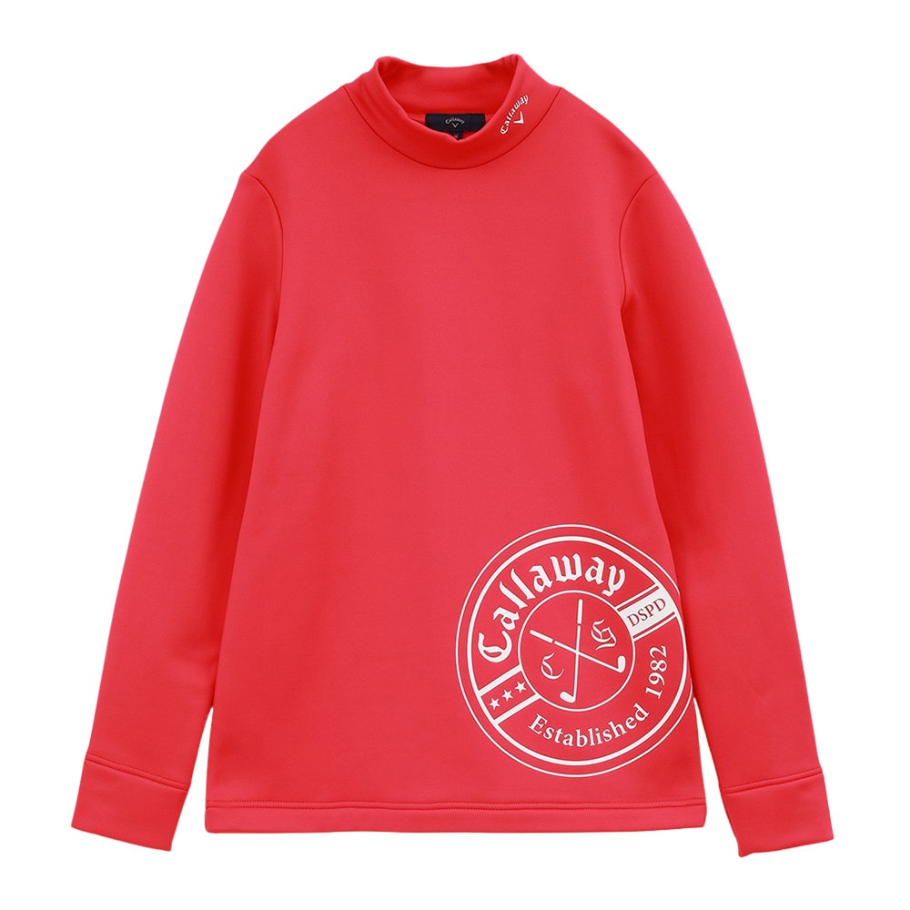 キャロウェイ（CALLAWAY）（レディース）ゴルフウェア 長袖モックネックシャツ C23233206-1092