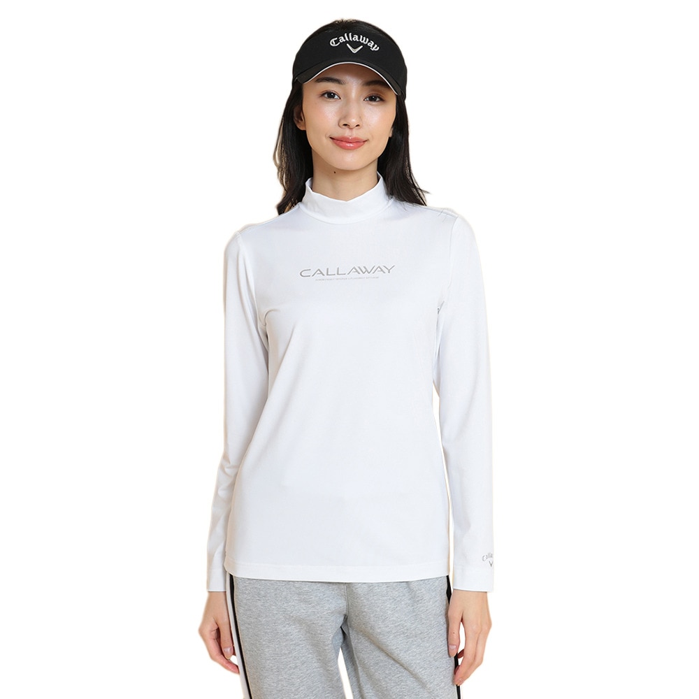 キャロウェイ（CALLAWAY）（レディース）ゴルフウェア 長袖モックネックシャツ C25133201-1030