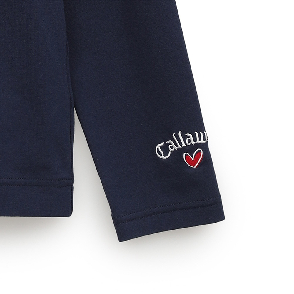 キャロウェイ（CALLAWAY）（レディース）ゴルフウェア ラブキャロウェイ 長袖 モックネックシャツ C25133220-1120