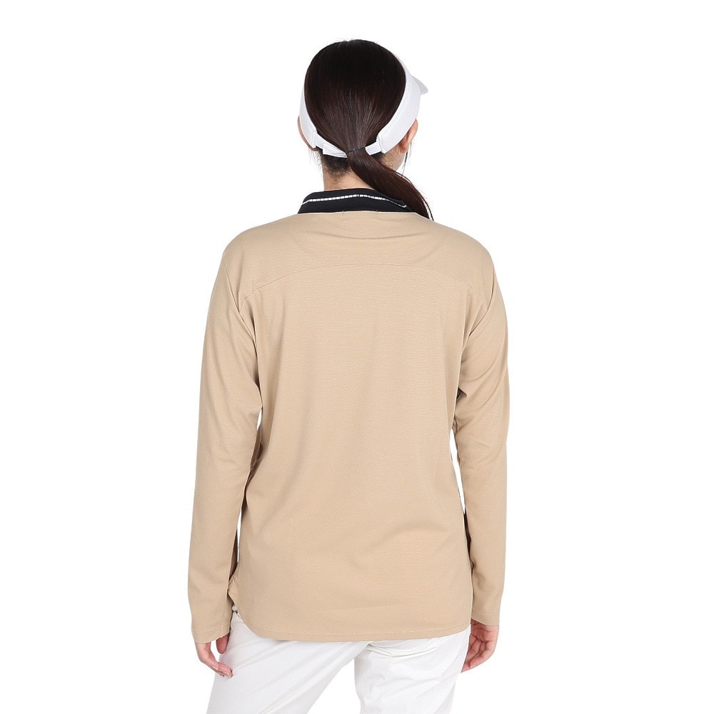 ルコックスポルティフ（lecoqsportif）（レディース）ゴルフウェア 吸汗速乾 ストレッチフォーサー モックネックシャツ LG4FLS50L BG00