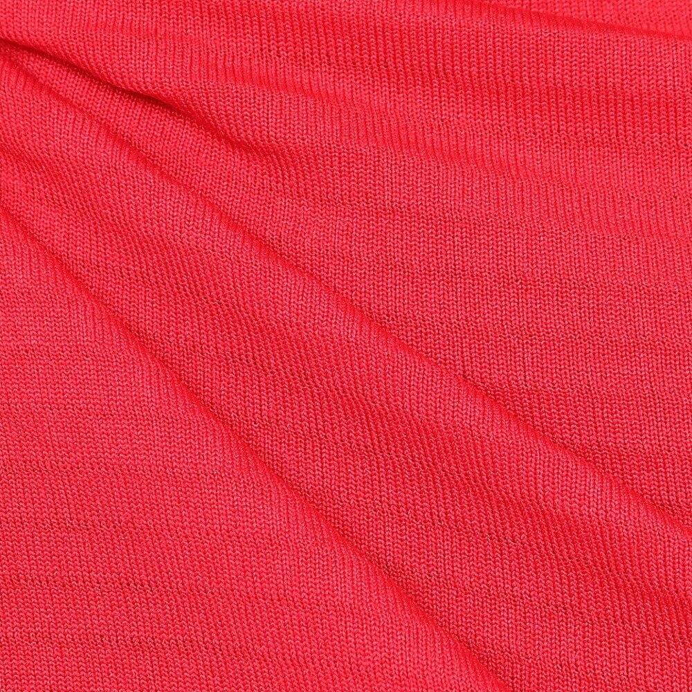 ルコックスポルティフ（lecoqsportif）（レディース）ゴルフウェア 保温 ストレッチフォーサー 長袖裏グリッドモックネックシャツ LG4FLS52L RD00