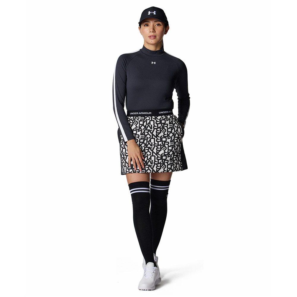 アンダーアーマー（UNDER ARMOUR）（レディース）ゴルフウェア ドライブ アーマーニット ロングスリーブ モックネック シャツ 6008805 001