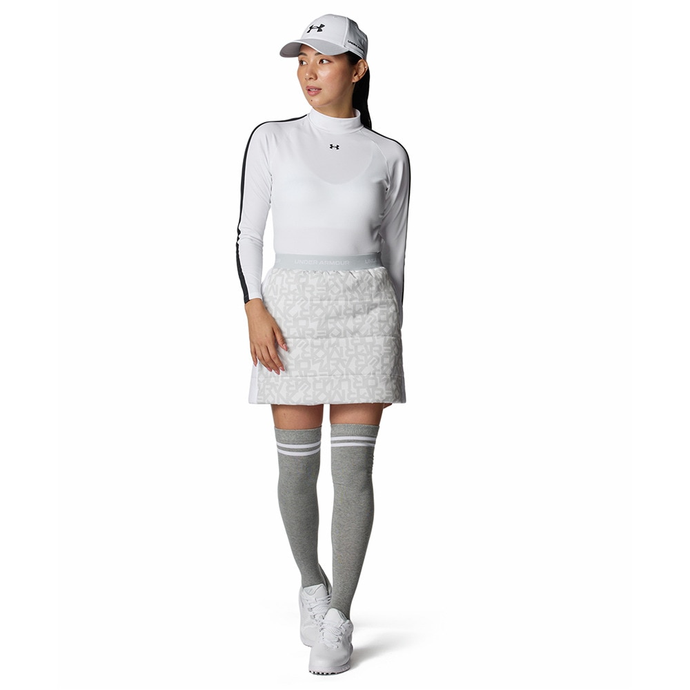 アンダーアーマー（UNDER ARMOUR）（レディース）ゴルフウェア ドライブ アーマーニット ロングスリーブ モックネック シャツ 6008805 100