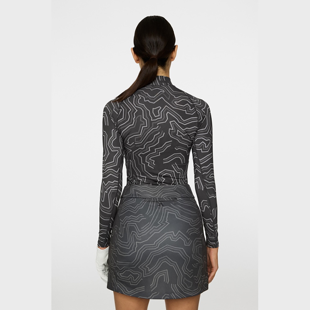 J.LINDEBERG（J.LINDEBERG）（レディース）ゴルフウェア Ella Print コンプレッション アンダーシャツ 072-24912-25AW-018
