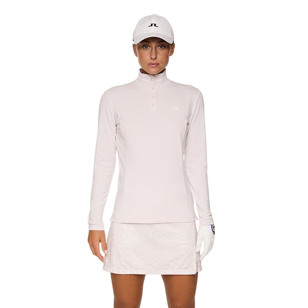 J.LINDEBERG（J.LINDEBERG）（レディース）ゴルフウェア Hertta 長袖ハイネックシャツ 072-24913-25AW-081
